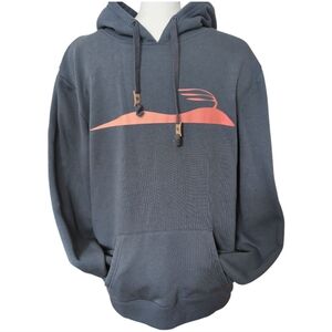 Tentree x Luke Swinson Men's Grey Graphic Hoodie Large Outdoor Hooded Sweatshirt